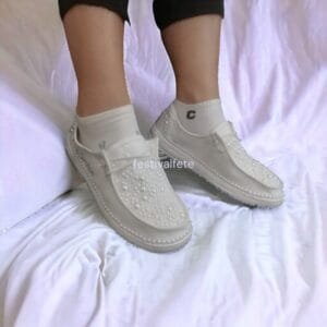 Custom Name Wedding Sneakers For Bride -Bridal Comfort Loafers